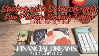 Stuffing Low Priority Sinking Fund Binder * Scratch-Off & Coloring Savings Challenges $35