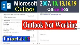 How To Fix Microsoft Outlook Not Working In Windows 10 |