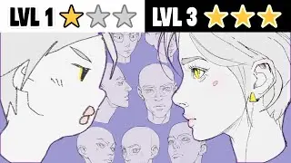 🤡 HOW TO DRAW FACES LIKE A PRO (level 1-3)