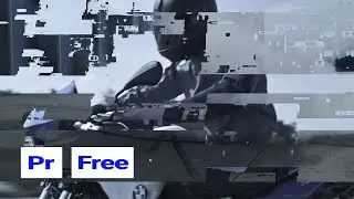 FREE Premiere Pro Template - 10 Glitch Transitions