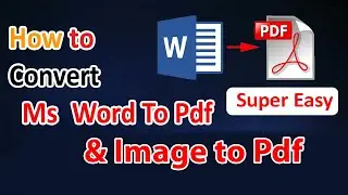 How to Convert Word files and Images into PDF format??