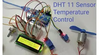 DHT 11 sensor with relay control