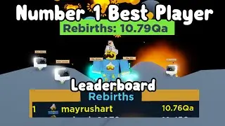 Im Number 1 Best Player In Tapping Simulator With Most Rebirth! 10Qa Rebirth! Roblox