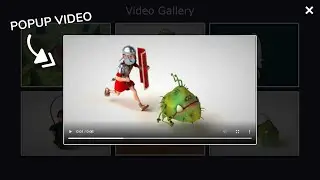 Create A Responsive Popup Video Gallery Using HTML CSS And Vanilla Javascript
