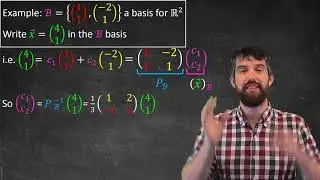 Writing Vectors in a New Coordinate System   **Example**