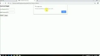 Password Validation in Javascript