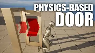 How to create a PHYSICS-BASED DOOR in Unreal Engine 5