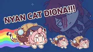 Diona the Nyan Cat-'s tail - GENSHIN IMPACT