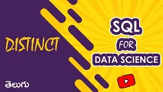 DISTINCT | SQL for Data Science | WonkyCode | Telugu