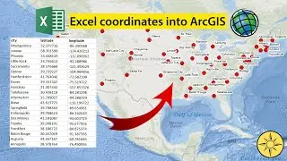 Importing Excel coordinates into ArcGIS Desktop