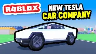 Creating a TESLA Car Company in Roblox Car Factory Tycoon
