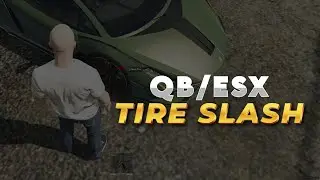 QB/ESX TIRESLASH SCRIPT *FREE* | FiveM Roleplay Scripts | FiveM Tutorial 2024 | MJ DEVELOPMENT