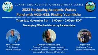 Navigating Academic Waters  Developing Effective Mentoring Relationships