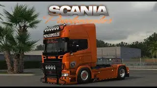 UNLOCKED: Scania R620 V8 OPEN PIPE | Papaleopoulos | ETS2 Gameplay