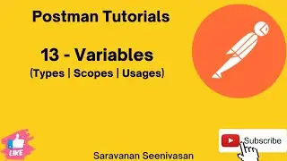 13 | Postman Tutorials | Variables | Variable Types