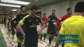 Manchester United vs Arsenal | Premier League 2016/17 | PES 2017 PC Gameplay