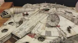 Star Wars Millennium Falcon model- 1 Year build with tips