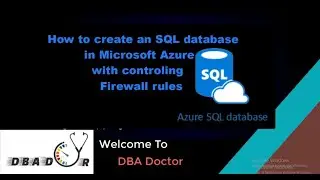 Create SQL Database in Azure Portal