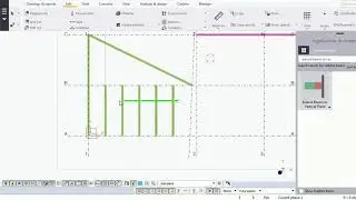 Extend Beams work-points to the vertical plane using Tekla Structure Macro