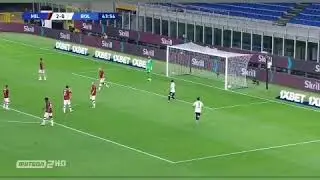 Милан - Болонья. 2-1. Гол пушка🔥/ MIL- BOL. 2-1.