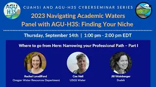 Navigating Academic Waters: Finding your Niche (With AGU H3S)