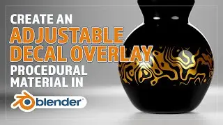 CREATE AN ADJUSTABLE DECAL PROCEDURAL MATERIAL IN BLENDER