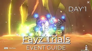 Fayz Trials Event Guide Day 1 - Genshin Impact