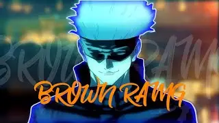 Brown Rang X Gojo 🔥 || #anime #trendingshorts #virulshorts #sasuke