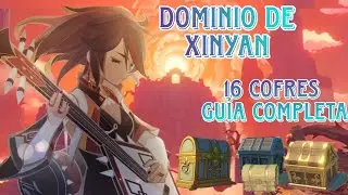 Dominio de Xinyan | 16 cofres | Guía de Puzzle | Isla de Riff | Genshin Impact