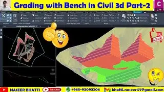 Grading with Bench in Civil 3d Part 2