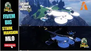 fivem exploring big stark mansion Gta 5  stark mansion Fivem gang villa interior mlo Gta 5 mansion