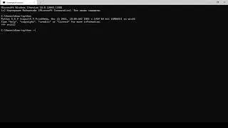 Как узнать версию языка программирования Python, которая установлена в операционной системе