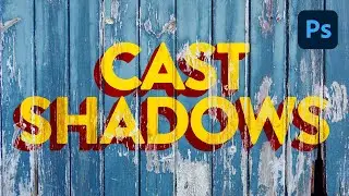 How to create a cast shadow effect in photoshop tutorial 