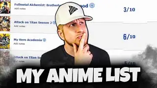 It's 2025..I finally made MY ANIME LIST 😳
