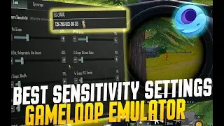 Gameloop Best Sensitivity Settings For Emulator PUBG Mobile / bgmi Pc & Laptop 2023