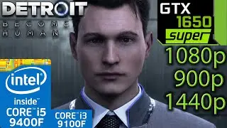 Detroit Become Human - GTX 1650 SUPER - 1080p - 900p - 1440p - All Presets - Gameplay Benchmark PC