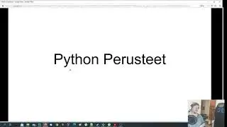 2.Python peruskurssi: Pythonin perusteet