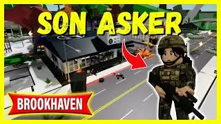 🪖SON ASKER EFE🧑​​​BROOKHAVEN SAVAŞI🔥ROBLOX Brookhaven🏡RP 🐝AYŞEM ECE ARI