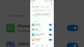 Hide Notification content | Notification content can be hidden in Redmi 7 A | 