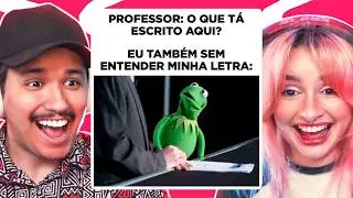 isso só acontece na escola kkkkk | Desafio Da Semana