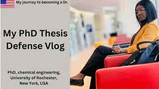 My PhD Thesis Defense vlog