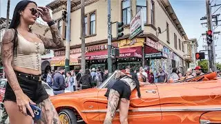 🔥NEVER SEEN SO MUCH BEAUTY LOWRIDER CAR SHOW SAN FRANCISCO MISSION DISTRICT 🇺🇸