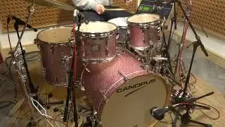 Canopus Yaiba II Groove Kit Birch Rose Sparkle 22/16/12/10