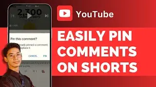 How To Pin Comments On YouTube Shorts (Step By Step) !