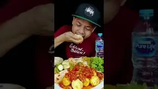 MUKBANG SEPULUH EKOR AYAM | DIGANJAL DULU DIKIT MASIH KURANG ENAK BADAN#mukbang #asmr