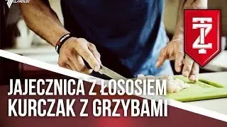 Jajecznica z łososiem | Kurczak z pieczarkami: Zdrowa kuchnia Michała Karmowskiego
