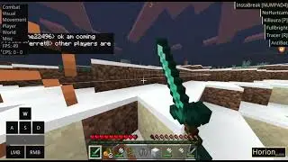 killing people on temp map 2b2tmcpe and testing horion 1.17