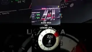 Audi RS3 vs Lexus LFA #shorts #acceleration #supercars #lexus #lfa  #audi #rs3