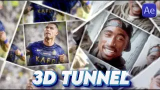 3d Looped Tunnel effect - After Effects Tutorial