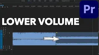 How to INCREASE or DECREASE audio VOLUME in Adobe Premiere Pro?